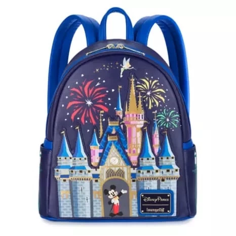 Disney Parks Loungefly Mini Backpack - Mickey At Cinderella Castle 1 Disney Parks Loungefly Mini Backpack - Mickey At Cinderella Castle