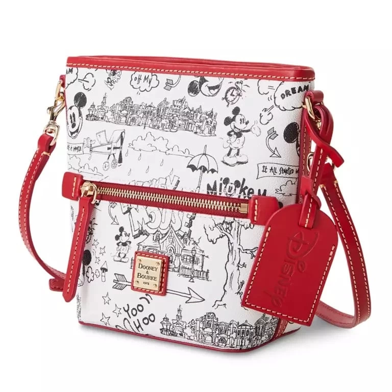 Disney Dooney & Bourke - Mickey Mouse Sketch - Crossbody Bag 2 Disney Dooney & Bourke - Mickey Mouse Sketch - Crossbody Bag - Image 2