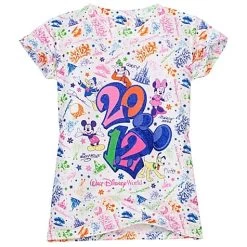 Disney Child Shirt - 2012 Mickey Mouse And Friends Glitter Tee