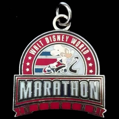 Disney Dangle Charm - Walt Disney World 20th Marathon - Logo 2 Disney Dangle Charm - Walt Disney World 20th Marathon - Logo - Image 2