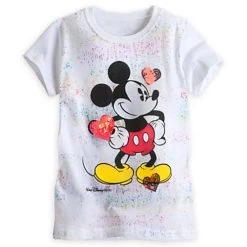 Disney Girls Shirt - Mickey Mouse - All Hearts
