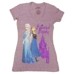 Disney Ladies Shirt - Frozen Tee - Powerful Beauty