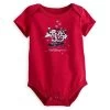 Disney Infant Bodysuit - Short Sleeve - Santa Mickey & Minnie Mouse