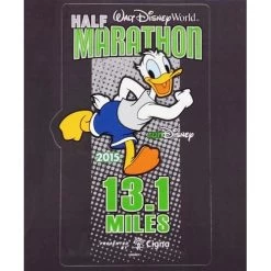 Disney Window Decal - RunDisney Donald Duck 13.1 Logo - 2015