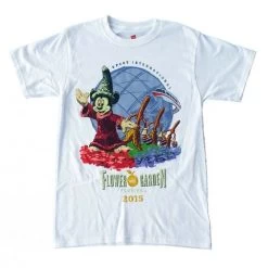 Disney Adult Shirt - Flower And Garden Festival 2015 - Sorcerer Mickey Logo
