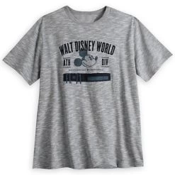 Disney Adult Shirt - Mickey Mouse Athletic Tee - Walt Disney World