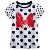 Disney Child Shirt - Minnie Mouse Polka Dot Tee For Girls