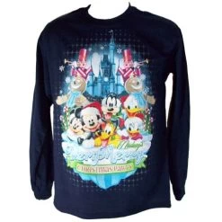 Disney Adult Shirt - Mickey's Very Merry Christmas Party 2011 Blue