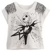 Disney LADIES Shirt - Jack Skellington Tee - Studded
