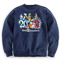 Disney Adult Sweatshirt - 2013 Walt Disney World - Navy