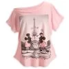 Disney LADIES Shirt - Mickey And Minnie Mouse - Paris