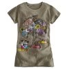 Disney WOMEN'S Shirt - Mickey And Minnie Burnout