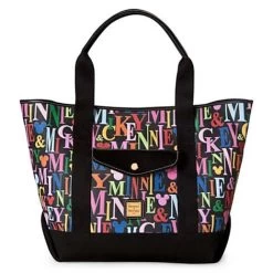 Disney Dooney & Bourke Bag - Rainbow Letter - Pocket Tote