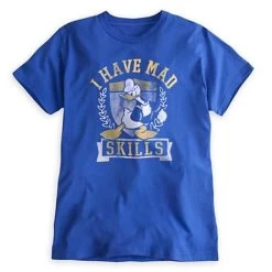 Disney Adult Shirt - I Have Mad Skills Donald Duck Tee For Men
