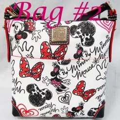 Disney Dooney & Bourke - Minnie Hearts And Bows - Letter Carrier SPECIFIC -Wonder Wear Shop 40176 2