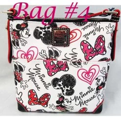 Disney Dooney & Bourke - Minnie Hearts And Bows - Letter Carrier SPECIFIC -Wonder Wear Shop 40176 4