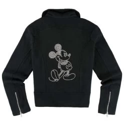Disney Ladies Biker Jacket - Mickey Mouse