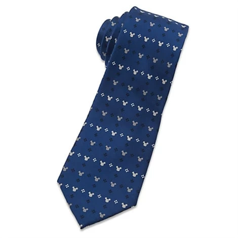 Disney Silk Tie - Mickey Mouse Icon - Blue 1 Disney Silk Tie - Mickey Mouse Icon - Blue