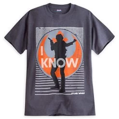 Disney Adult Shirt - Star Wars - Han Solo - I Know