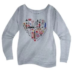 Disney LADIES Shirt - EPCOT United Kingdom Long Sleeve Tee