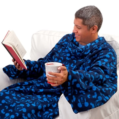 Disney Adult Robe - Mickey Mouse Fleece Robe Blanket 3 Disney Adult Robe - Mickey Mouse Fleece Robe Blanket - Image 3