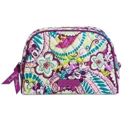 Disney Vera Bradley Bag - Plums Up - Medium Zip Cosmetic
