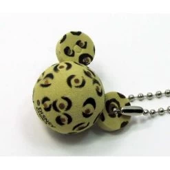 Disney Keychain Keyring - Mickey Mouse Ears - Leopard
