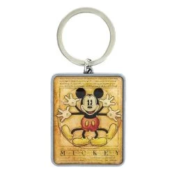 Disney Keychain - Mickey As Leonardo Da Vinci's Vitruvian Man