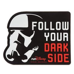 Disney Car Bumper Magnet - Star Wars Half Marathon 2017 - Stormtrooper
