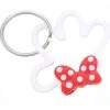 Disney Keychain - Minnie Signature Polka Dot Bow
