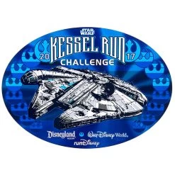 Disney Car Bumper Magnet - Star Wars Half Marathon 2017 - Kessel Run