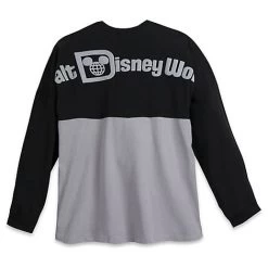 Disney Adult Spirit Jersey - Walt Disney World - Black And Gray