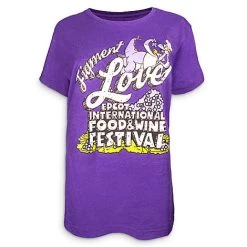 Disney Ladies Shirt - 2017 Epcot Food And Wine Festival Figment Purple
