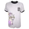 Disney ADULT Shirt - 2017 Epcot Food And Wine Figment Ringer Tee
