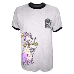 Disney ADULT Shirt - 2017 Epcot Food And Wine Figment Ringer Tee