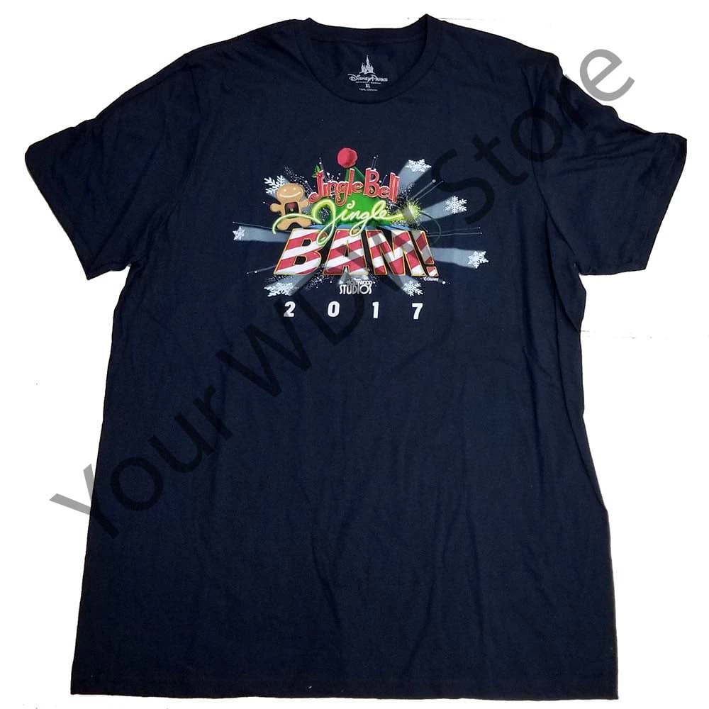 Disney Adult Shirt - Jingle Bell Jingle Bam 2017 Tee 1 Disney Adult Shirt - Jingle Bell Jingle Bam 2017 Tee