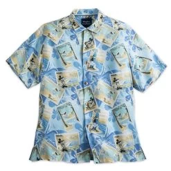 Disney Tommy Bahama Silk Shirt - Mickey And Friends - Blue