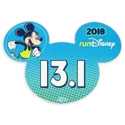 Disney Auto Magnet - RunDisney 2018 Mickey Mouse - 13.1