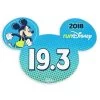 Disney Auto Magnet - RunDisney 2018 Mickey Mouse - 19.3