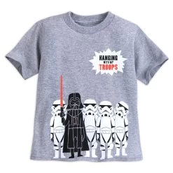 Disney Boys Shirt - Darth Vader Stormtroopers - Hangin With My Troops