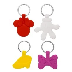 Disney Keychain Set - Minnie Icons - Icon Glove Shoe Bow