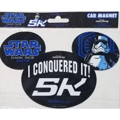 Disney Car Bumper Magnet - Star Wars Half Marathon 2018 I Did It 5K