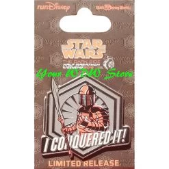 Disney Star Wars Half Marathon Pin - 2018 Dark Side I Did It - 10K