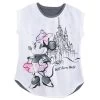 Disney Women's Shirt - Sweet Minnie Mouse At Cinderella Castle