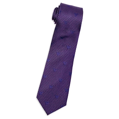 Disney Silk Tie - Mickey Mouse Polka Dot - Purple 1 Disney Silk Tie - Mickey Mouse Polka Dot - Purple