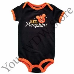 Disney Baby Onesie - Halloween Hey Pumpkin Mickey