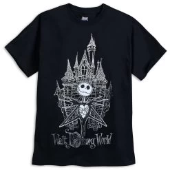 Disney Adult Shirt - Jack Skellington At Cinderella Castle