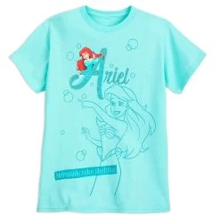 Disney Girl's Shirt - Ariel - Mermaids Take Shellfies