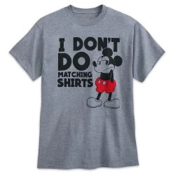 Disney Adult Shirt - Mickey Mouse - I Don't Do Matching Shirts - 3XL