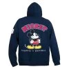 Disney Adult Hoodie - Mickey Mouse Varsity Zip Hoodie